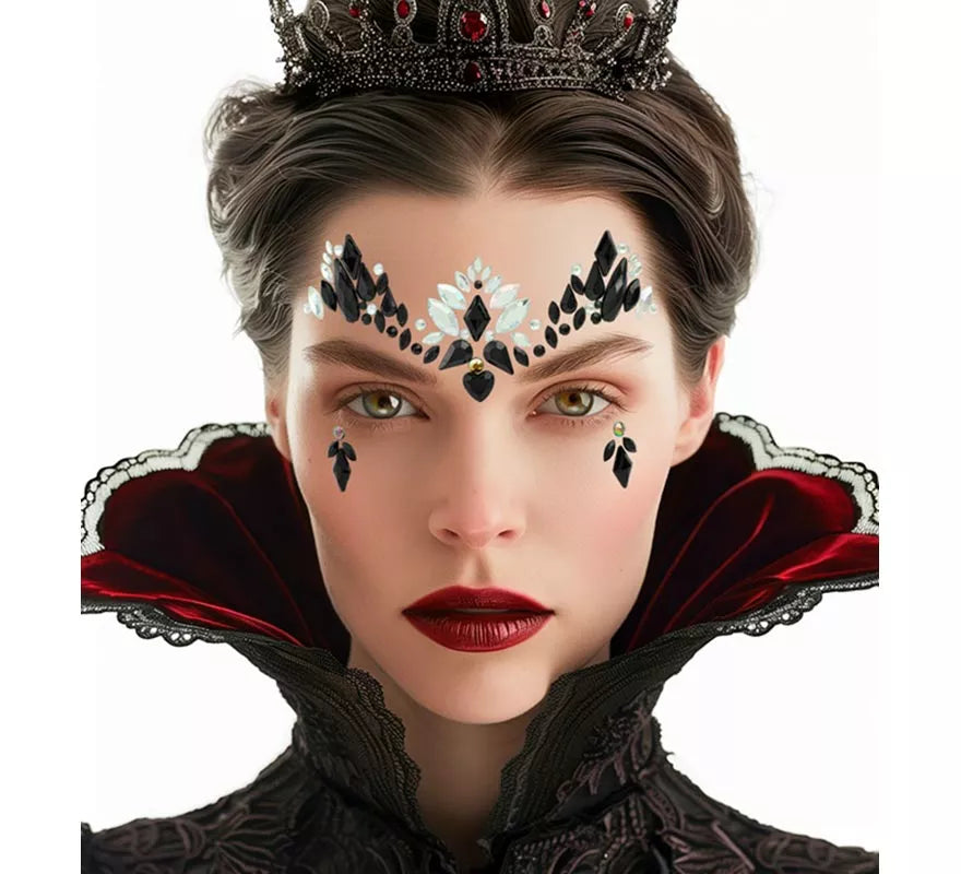 Gemas Faciales Adhesivas de Reina Oscura