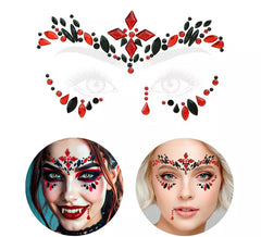 Gothic Vampire Adhesive Face Gems