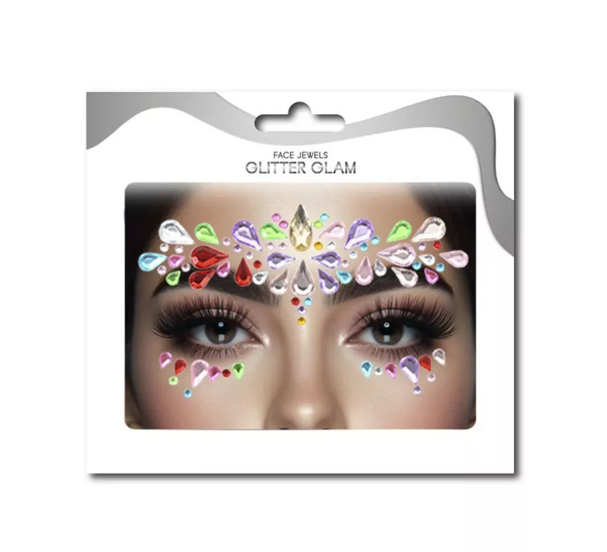 Translation missing: en.Gemas Faciales camino floral multicolor