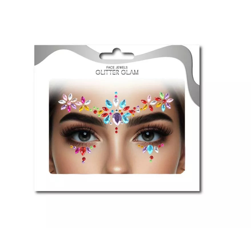 Translation missing: en.Gemas Faciales flores multicolor