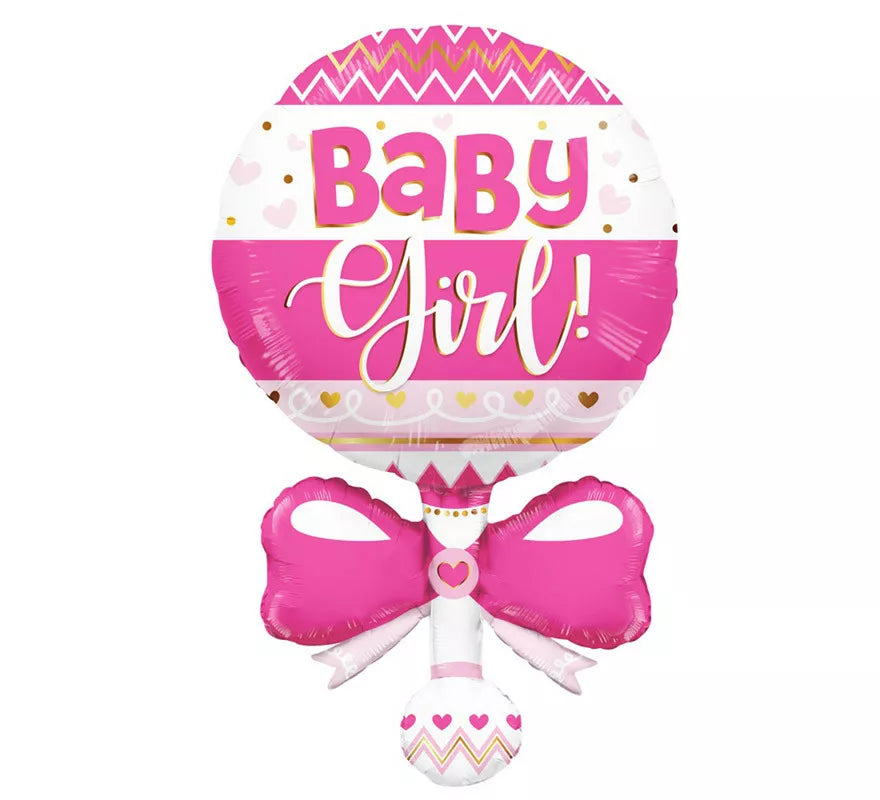 Translation missing: en.Globo de Foil Baby Girl de 90 cm
