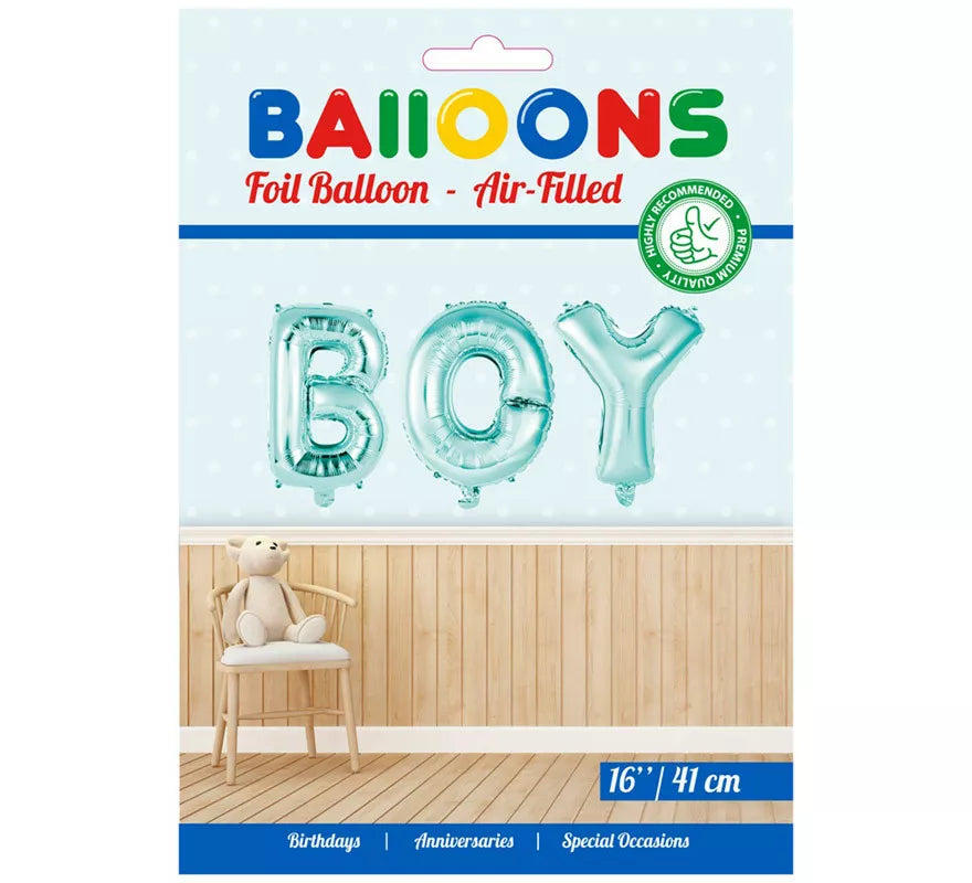 Translation missing: en.Globo de Foil BOY Azul de 41 cm
