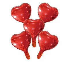20 cm Red Heart Foil Balloon