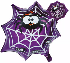 60 cm Spider Web Foil Balloon