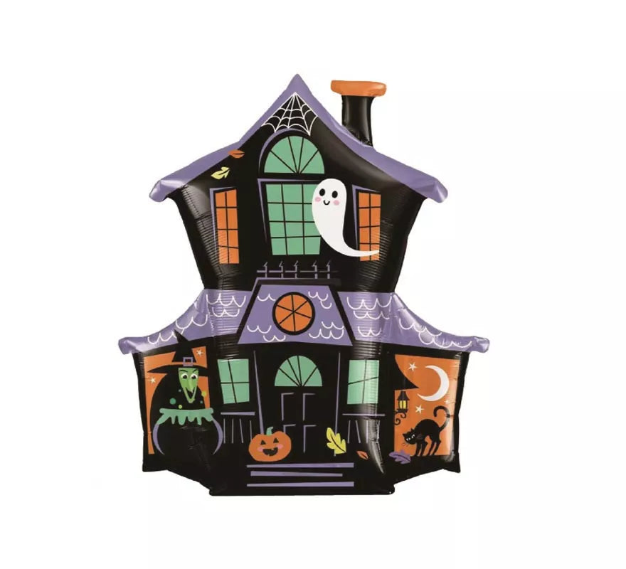 Globo Foil Casa Encantada Halloween de 63X66 cm