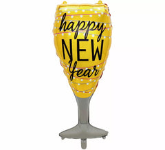 Happy New Year Cup Foil Balloon 45x100 cm