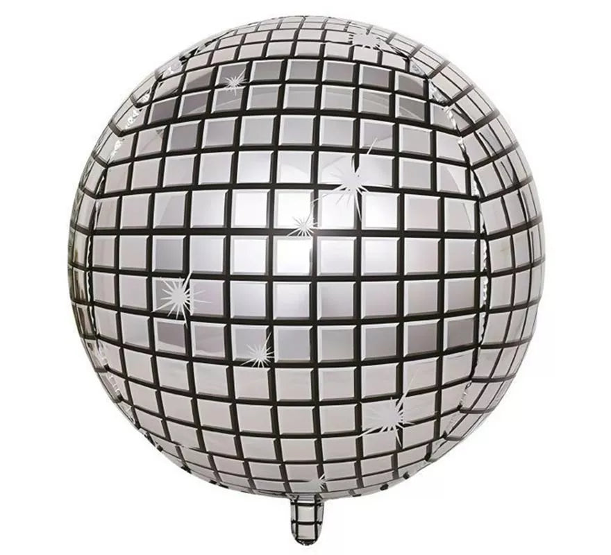 Translation missing: en.Globo Foil de Bola de Disco plateada de 55 cm