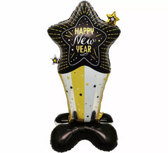 Shooting Star Foil Balloon Base 80x149 cm