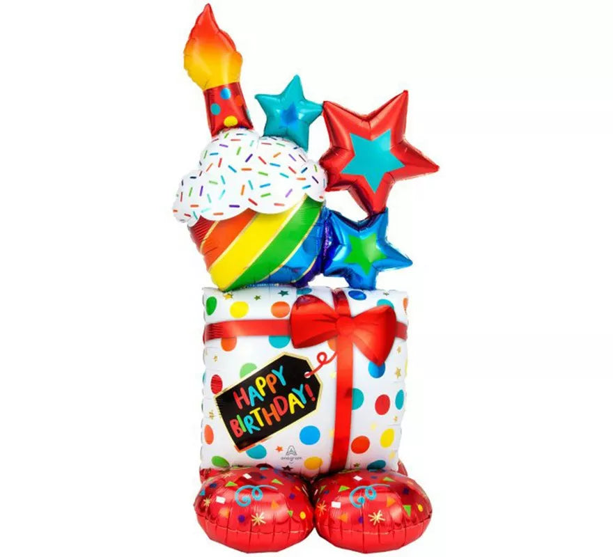 Translation missing: en.Globo Foil Gigante Airloonz Regalos Happy Birthday 71X139 cm