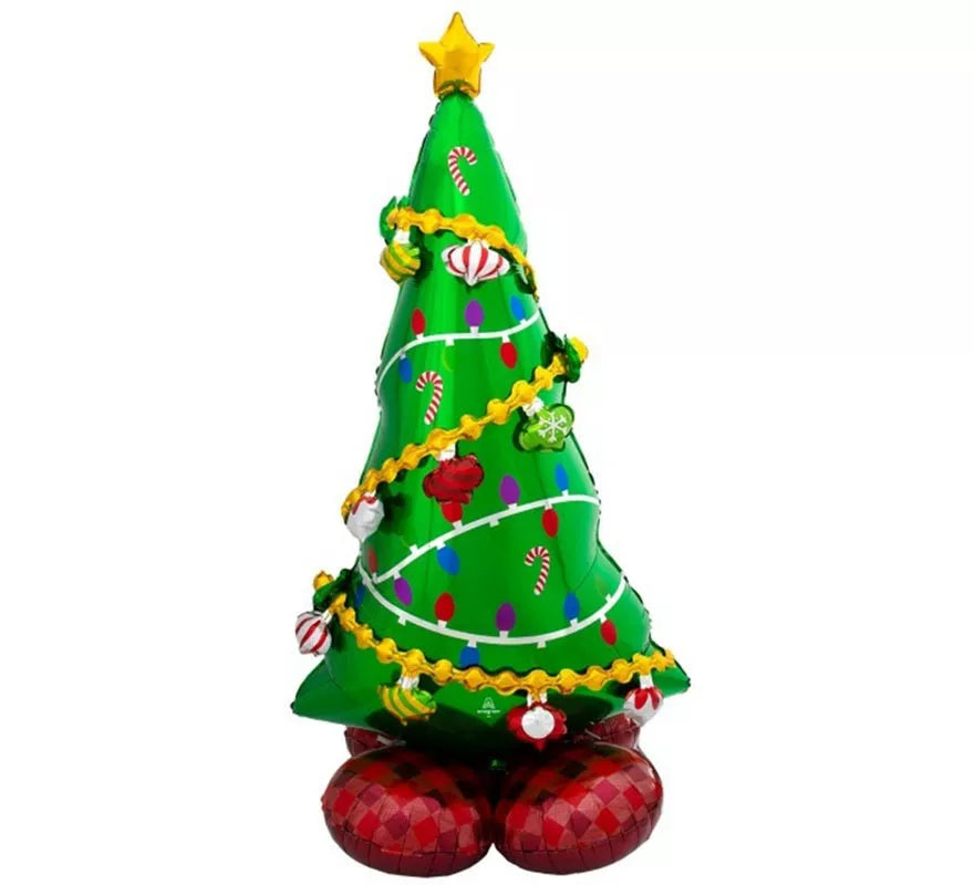 Translation missing: en.Globo Foil Gigante Arbol de Navidad 78x149 cm