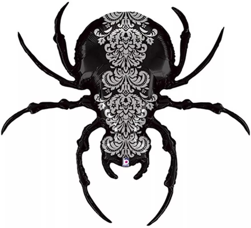 Translation missing: en.Globo Foil Metalizado de Araña Negra de 119 cm