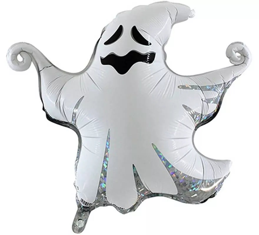 Globo Foil Metalizado de Fantasma de 43 cm