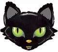 Globo Foil Metalizado de Gato Negro de 71 cm