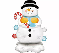 Foil Balloon Snowman Base 100x158 cm