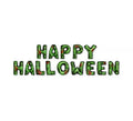 "Globos ""Happy Halloween"" verde"