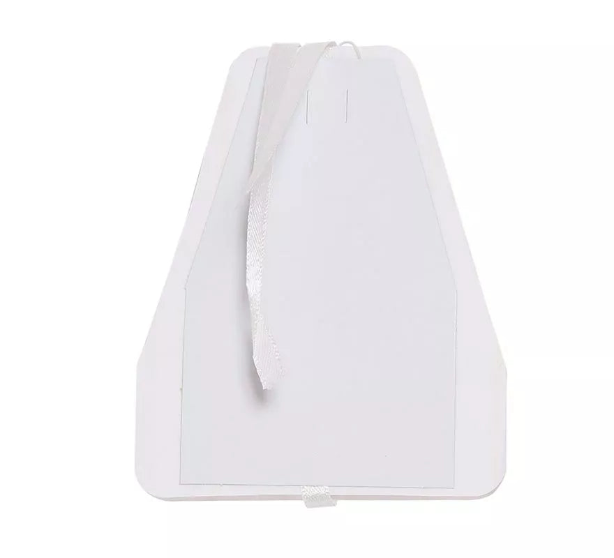 Gorguera o Cuello Cervantino Blanco de Papel