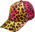 Gorra Animal Print Leopardo Arcoíris con Lentejuelas