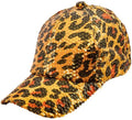 Gorra Animal Print Leopardo con Lentejuelas