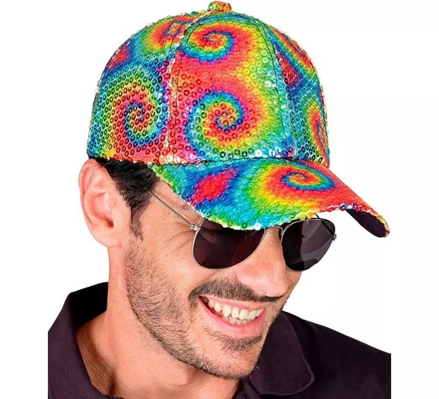 Gorra Años 80 con Lentejuelas