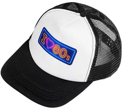 80s 'I Love 80s' Cap for Adults