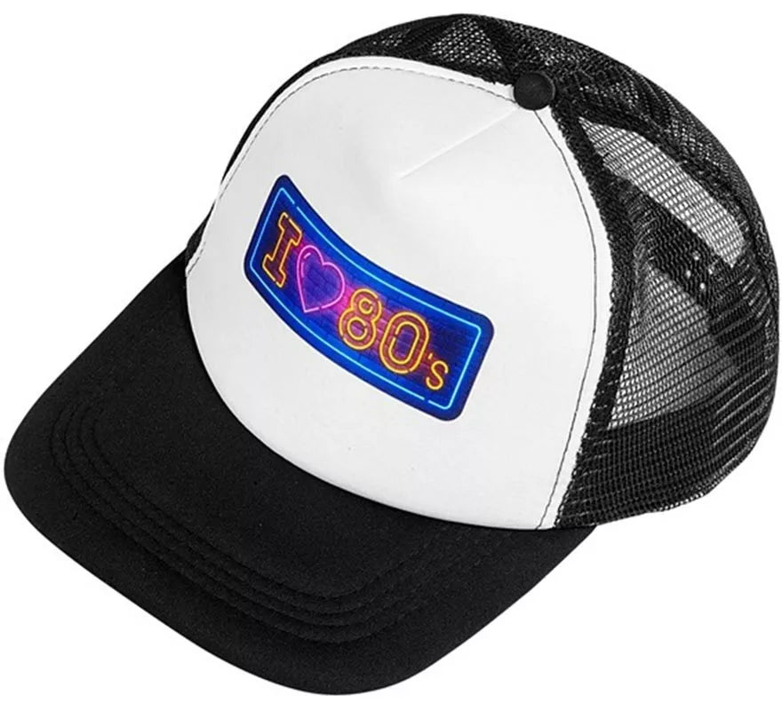 Translation missing: en.Gorra Años 80 'I Love 80s' para adultos