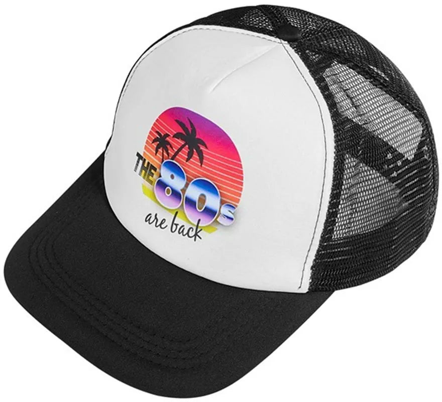 Translation missing: en.Gorra Años 80 'The 80s are back' para adultos