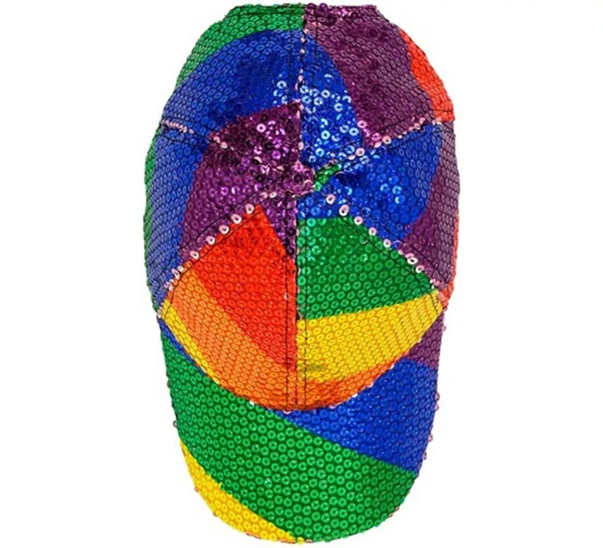 Gorra Arcoíris con Lentejuelas