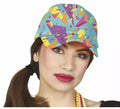 Gorra Azul con estampado de los Años '80