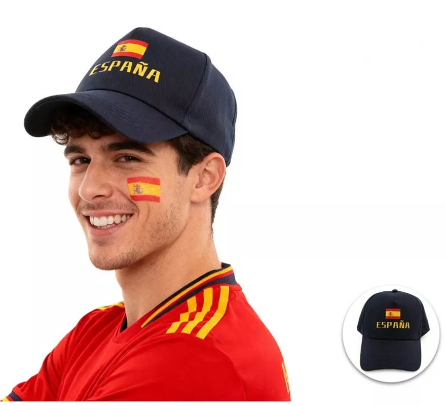 Translation missing: en.Gorra azul de España para adulto