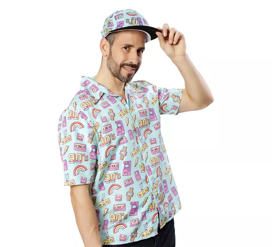 Translation missing: en.Gorra azul de los Años 90 para hombre