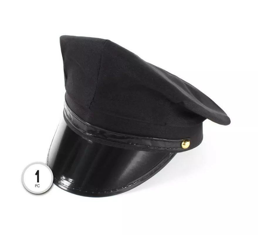 Translation missing: en.Gorra de Chofer negra adulto