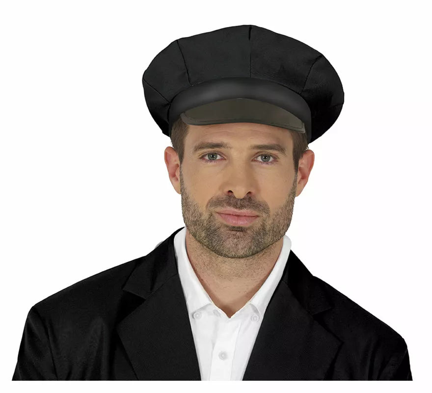 Gorra de Chofer negro adulto