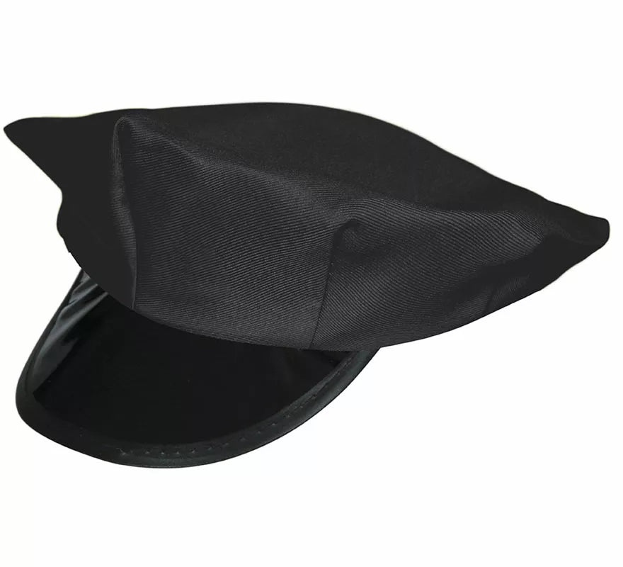 Gorra de Chofer negro adulto