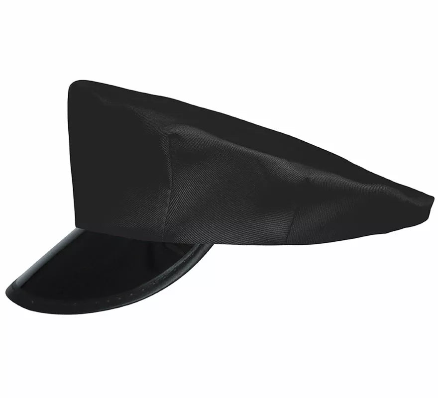 Gorra de Chofer negro adulto