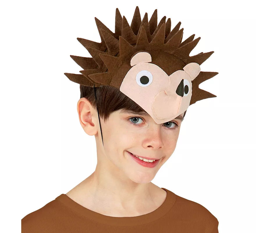 Gorra de Erizo de Fieltro para niños