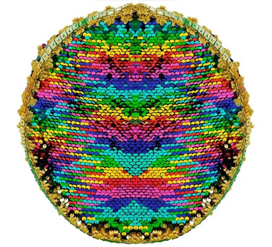 Gorra de Festival Pride con Joyas Arcoíris