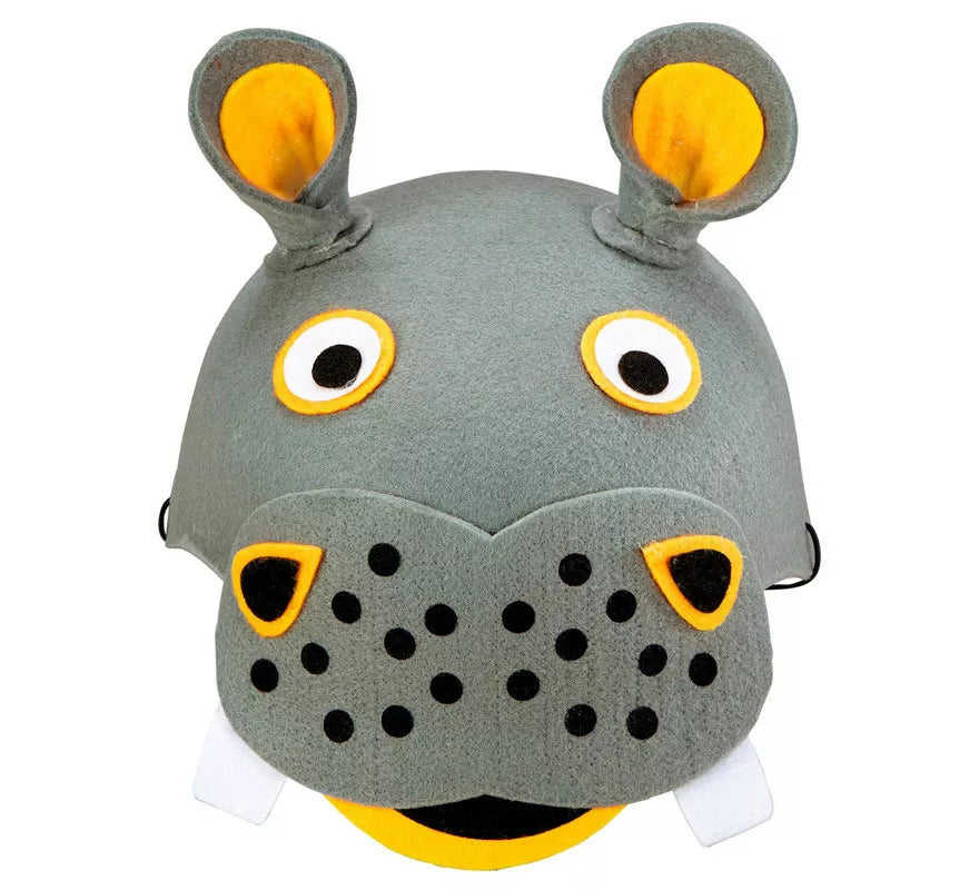 Gorra de Hipopótamo de Fieltro para niños