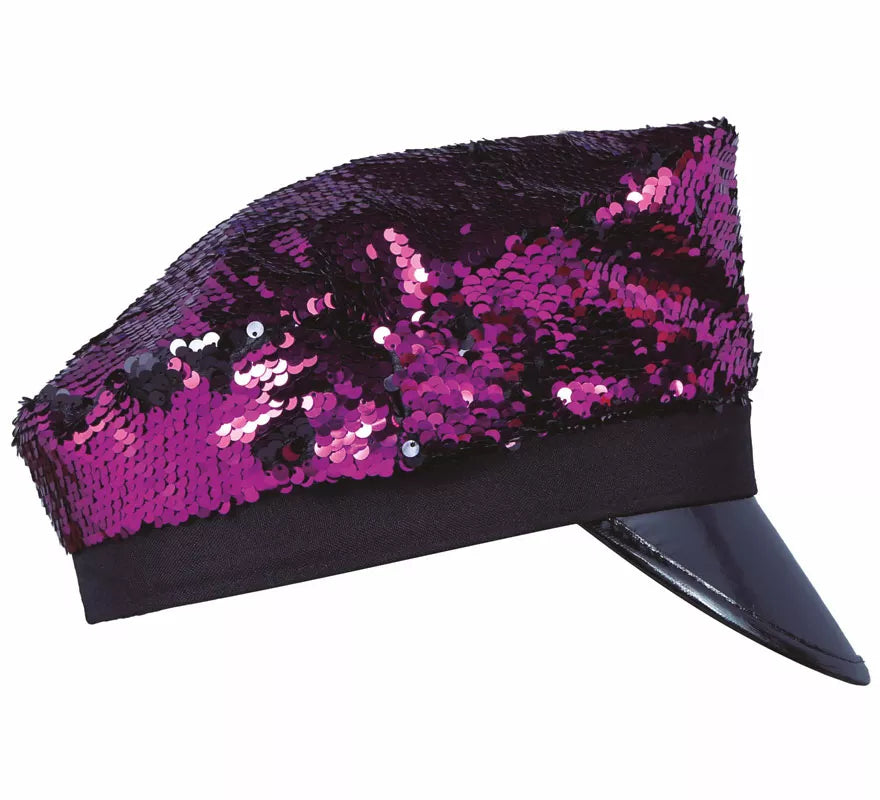 Gorra de Lentejuelas con visera en varios colores