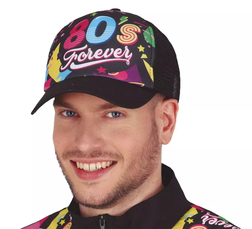 Gorra de los años 80 adulto