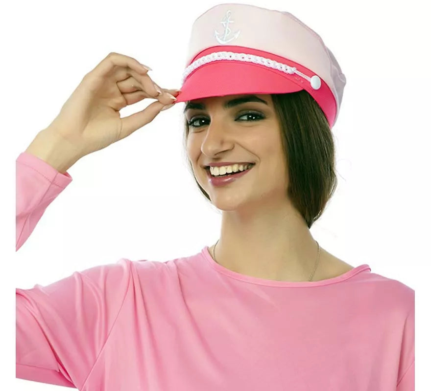 Translation missing: en.Gorra de Marinero rosa adulto de 25x18x12 cm