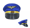 Gorra de Piloto aviador azul