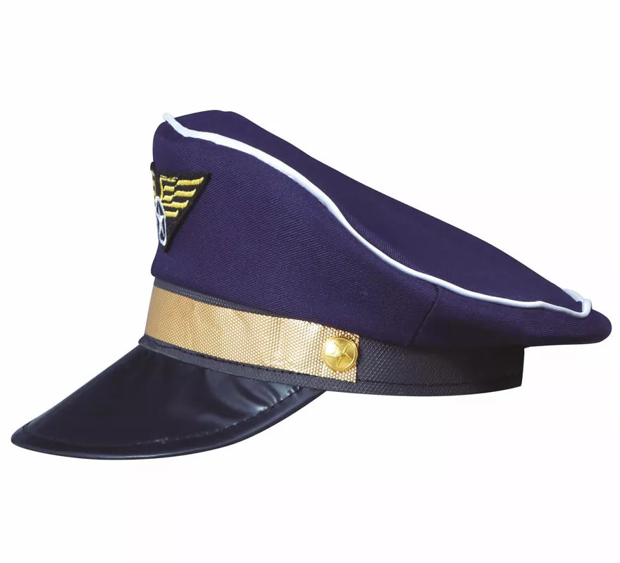Translation missing: en.Gorra de Piloto con Insignia Dorada Infantil