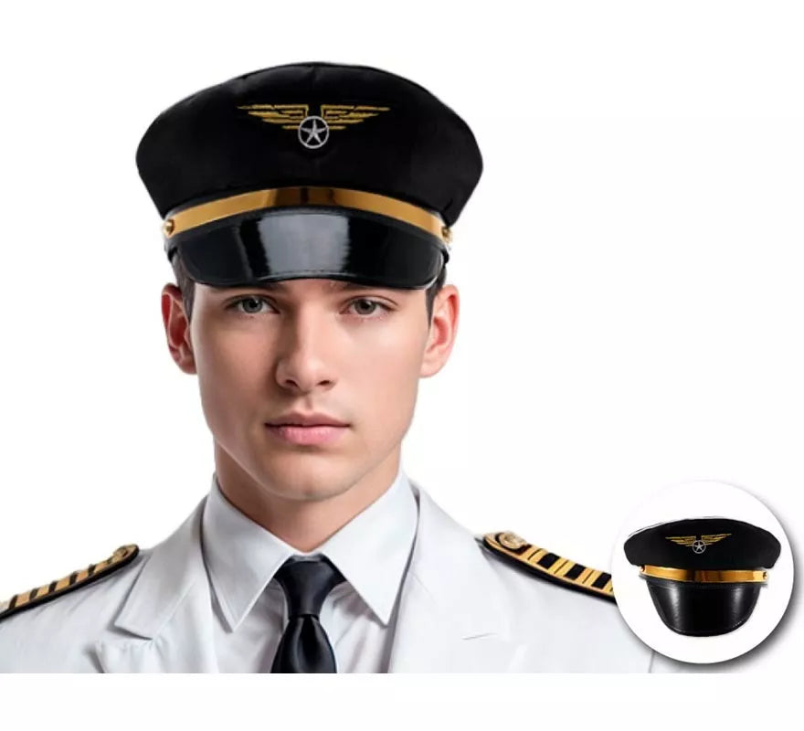 Translation missing: en.Gorra de Piloto de Avión adulto