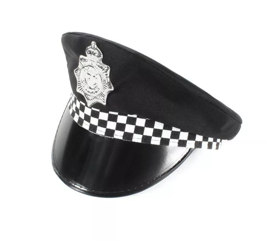 Translation missing: en.Gorra de Policía a cuadros pequeña de 54-56 cm de contorno