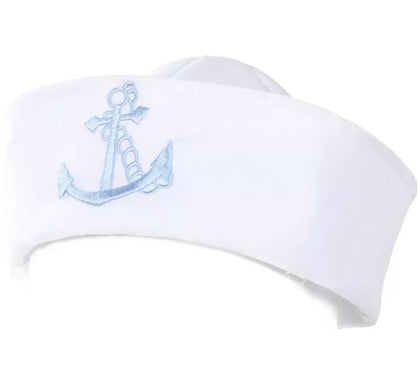 Gorra Marine blanco con ancla