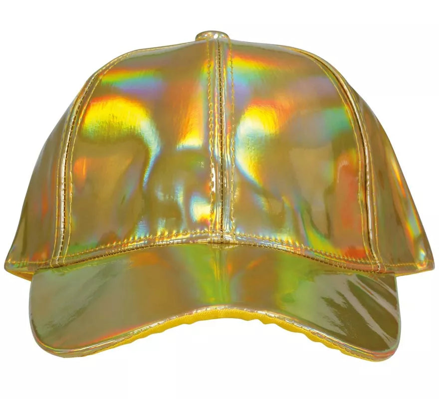 Gorra Metalizada dorado adulto