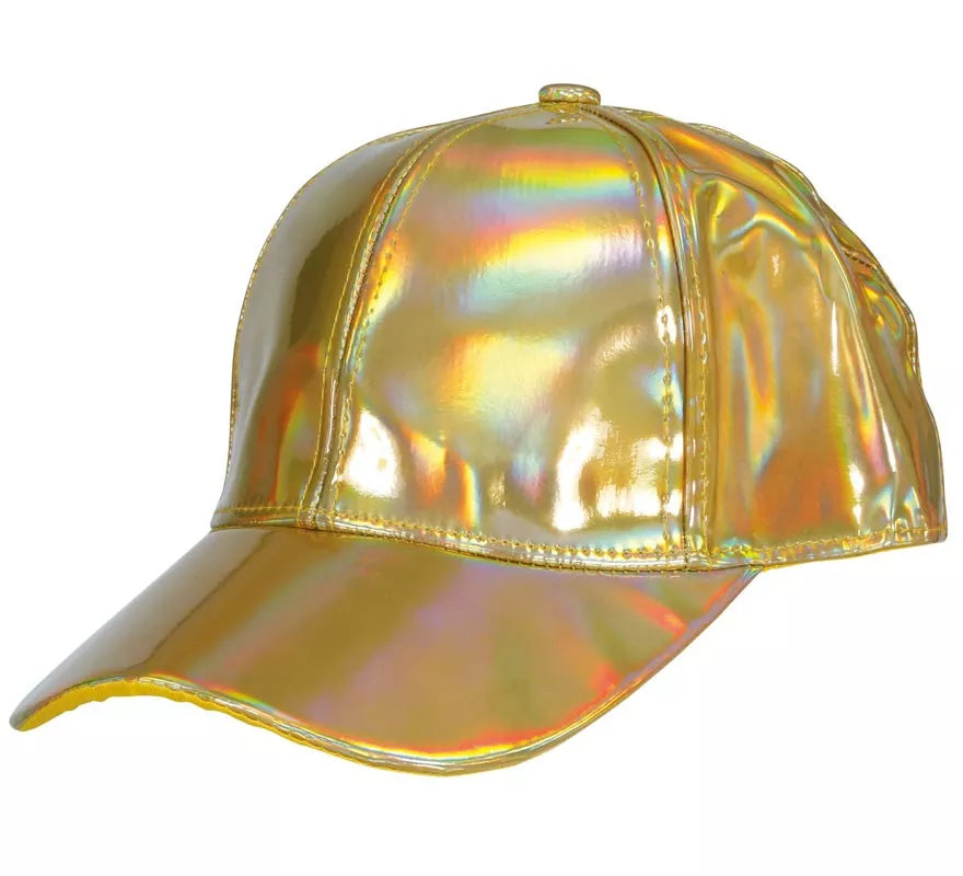 Translation missing: en.Gorra Metalizada dorado adulto