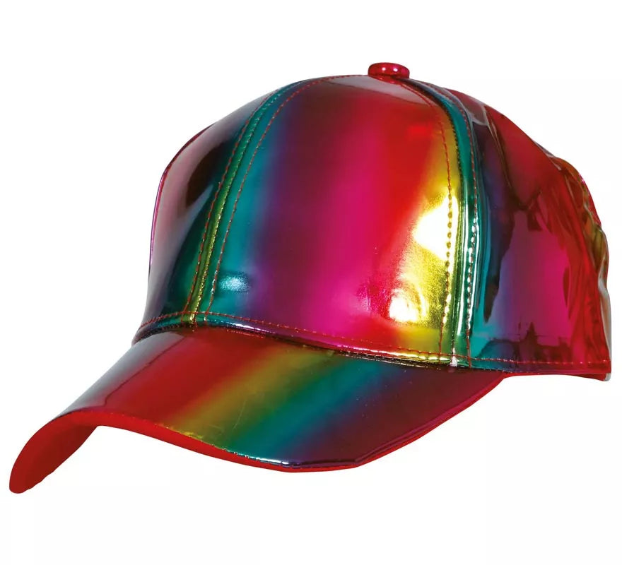 Translation missing: de.Gorra Metalizada multicolor adulto