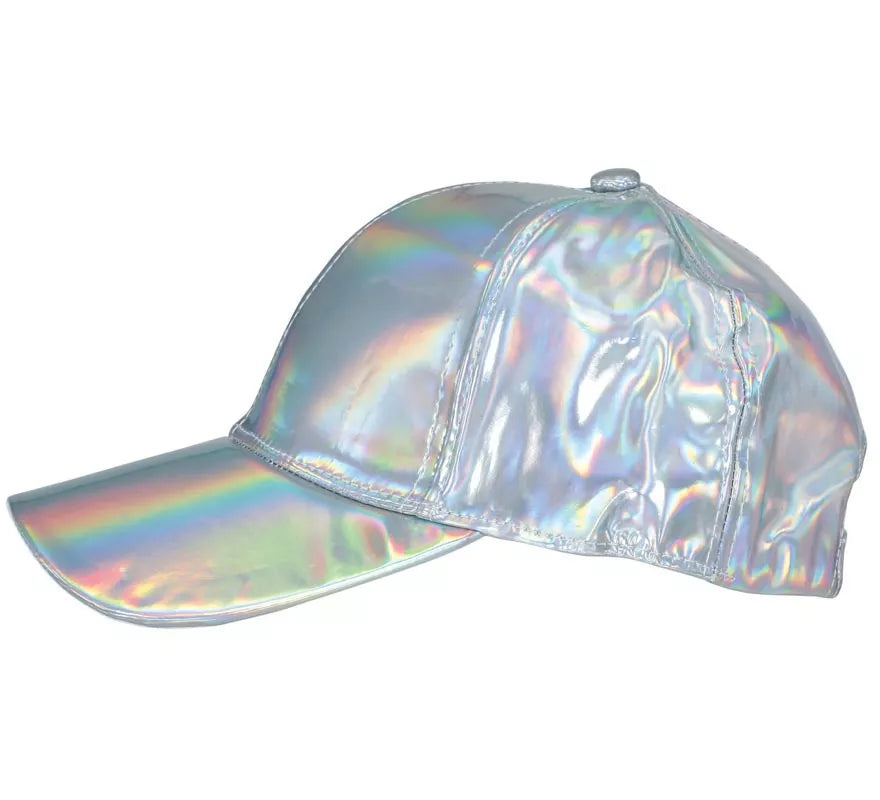 Gorra Metalizada plateado adulto