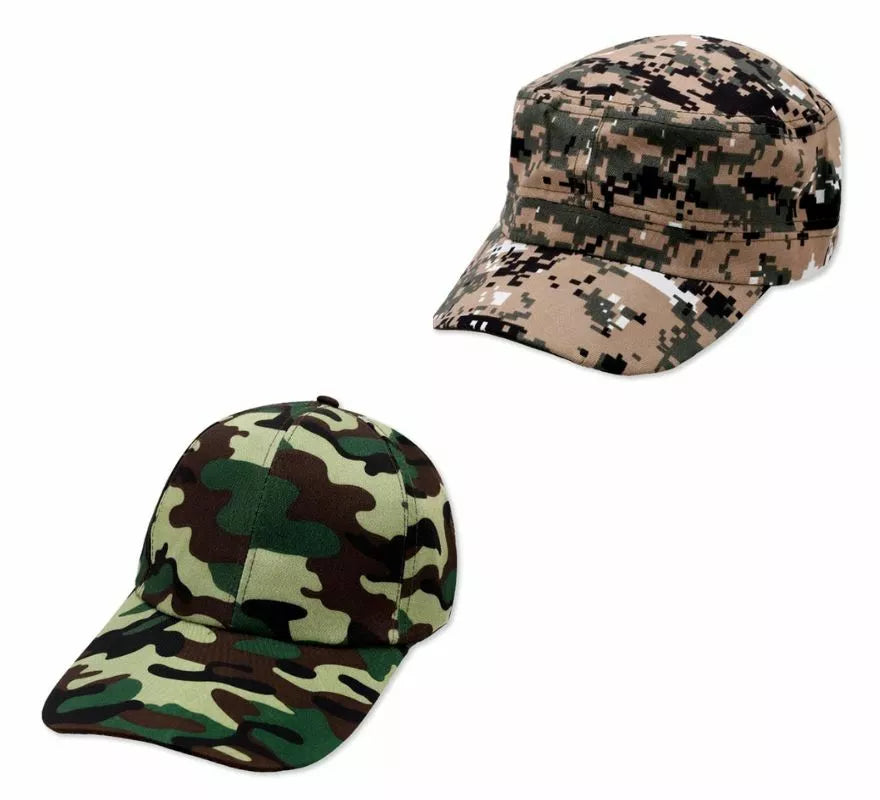 Gorra Militar Camuflaje adulto en varios colores